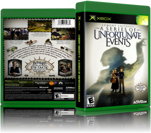 Lemony Snicket's - A Series Of Unfortunate Events (USA)3D Boxes Back Front